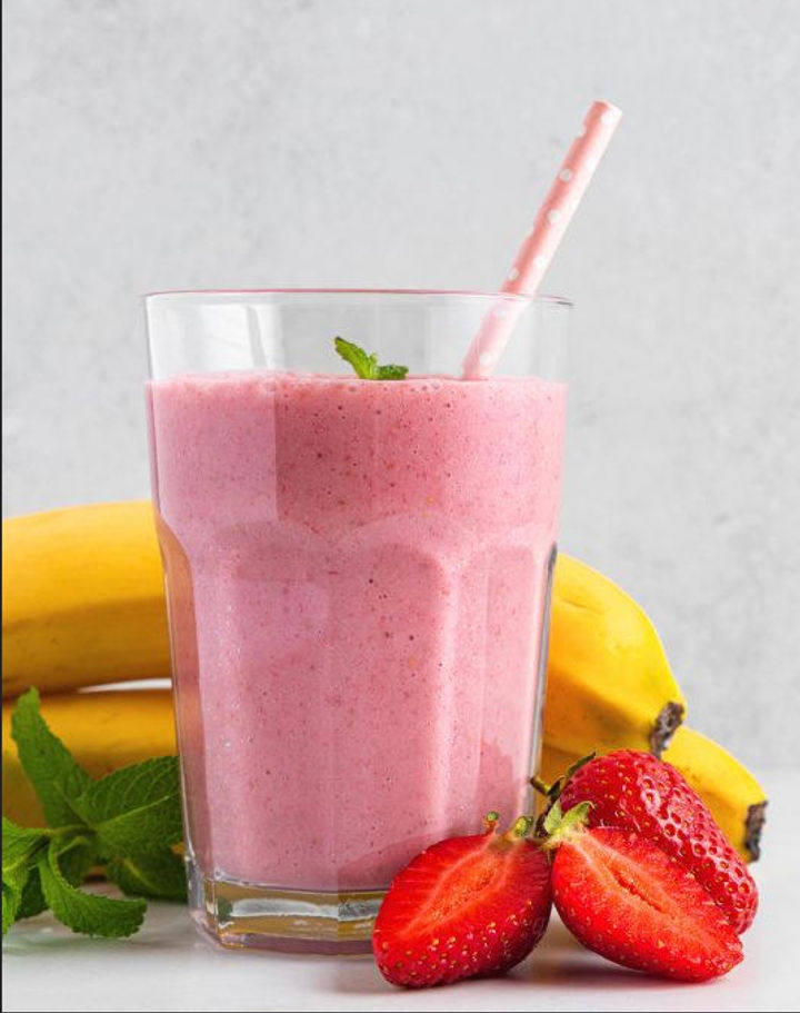 Смузи Банан-клубника