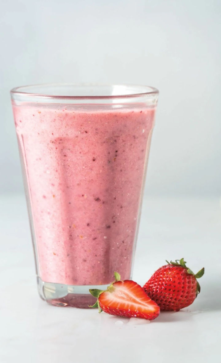 Смузи Клубника-маракуйя