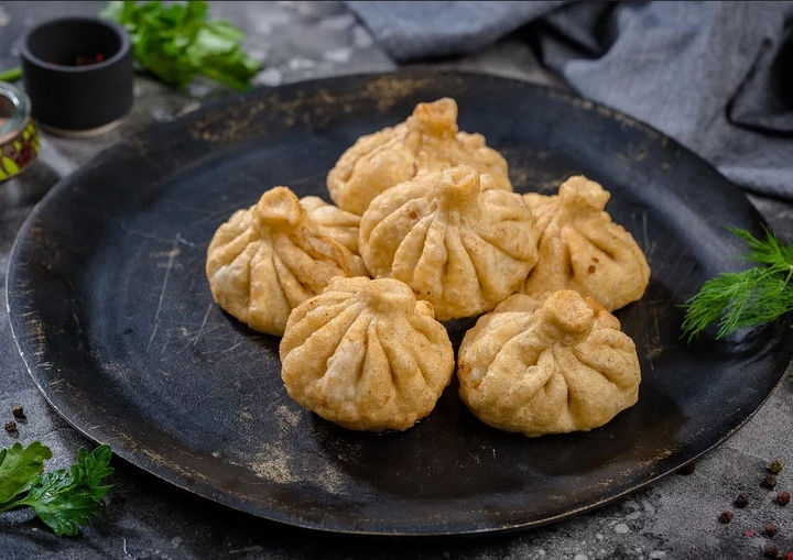 Хинкали Говядина жареные