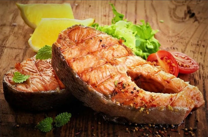 Семга на Мангале