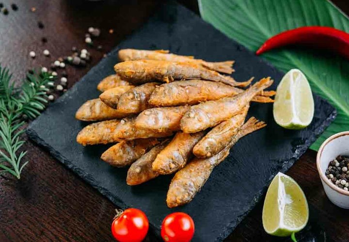 Барабуля жареная