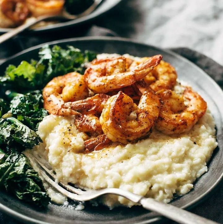 Морепродукты с Картофельным пюре